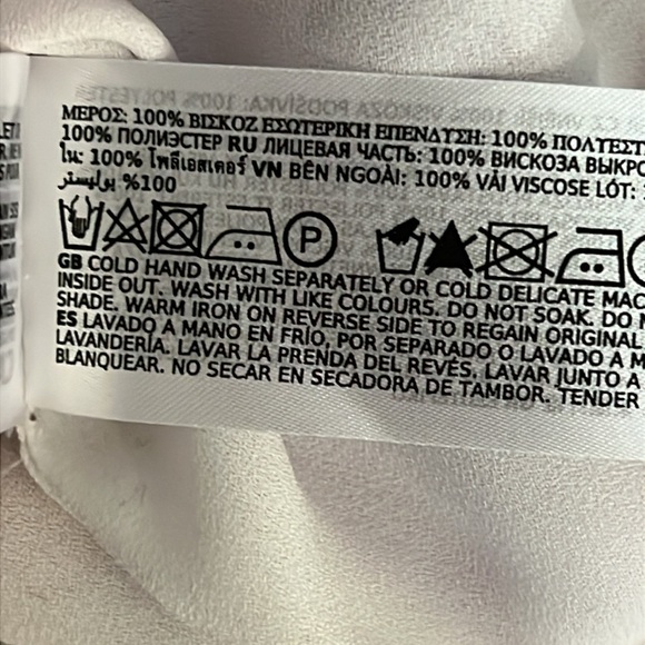 Ever New Melbourne lavender floral mini dress tiered, tulip sleeve size 8 US - Picture 15 of 15